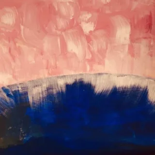 Wintersonnenuntergang, Kurt Lintner 2021