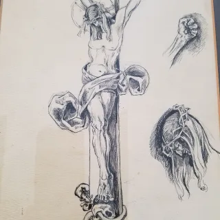 Sterbebild Jesu, Albert Prantl