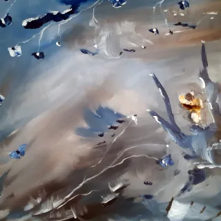 Phantasie Schmetterlingsblumen II, Wolfgang Lechner-Knapp