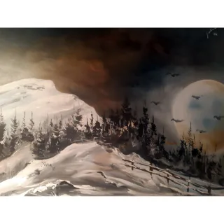 Winter in Nafing, Wolfgang Lechner-Knapp