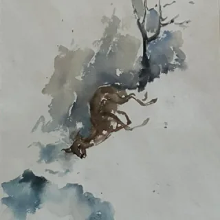 Aquarell, Adolf Luchner