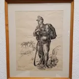 Gebirgsjäger in der Tundra, Karl Severin Unterberger