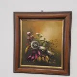 Blumenbild mit Disteln; Herbert Heiss