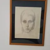 Portrait Frauenkopf, Maria Spötl