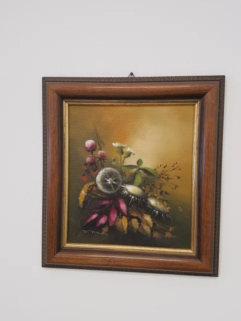 Blumenbild mit Disteln; Herbert Heiss