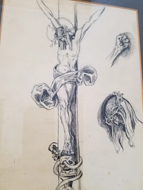 Sterbebild Jesu, Albert Prantl