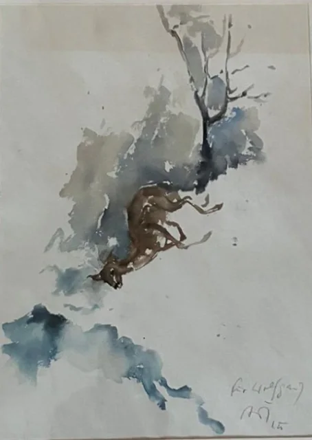 Aquarell, Adolf Luchner